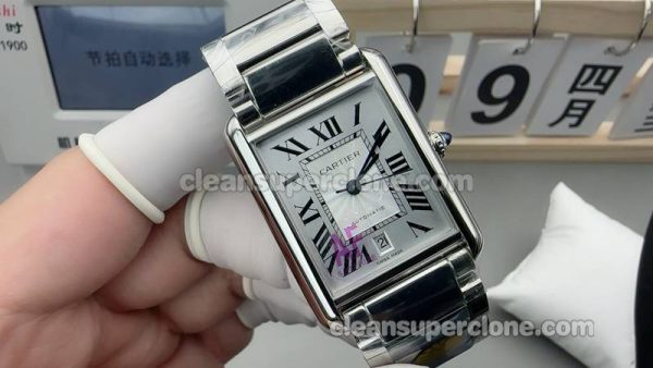 Tank watch details and pricing AF Factory Cartier WSTA0053 mechanical men