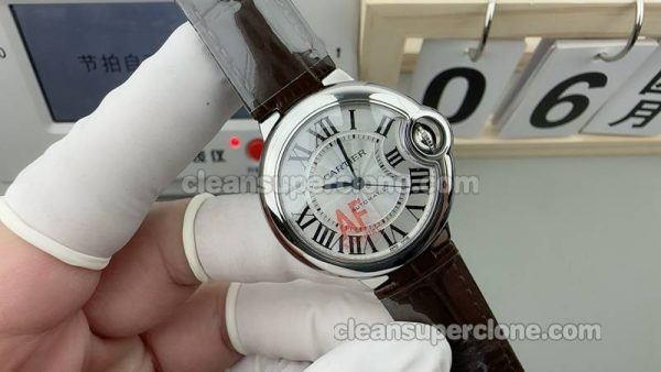 Ballon Bleu watch details and pricing AF Factory Cartier W6920085 33mm mechanical women