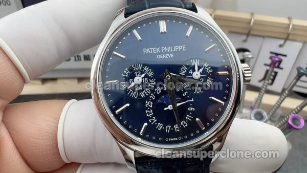 Patek Philippe Super Clone Watch pictures and prices 3K Factory Grand Complications 5140P blue mechanical men
