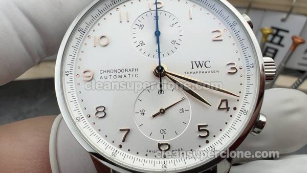 Portugieser watch details and pricing ZF Factory IWC IW371604 sliver white dial mechanical men