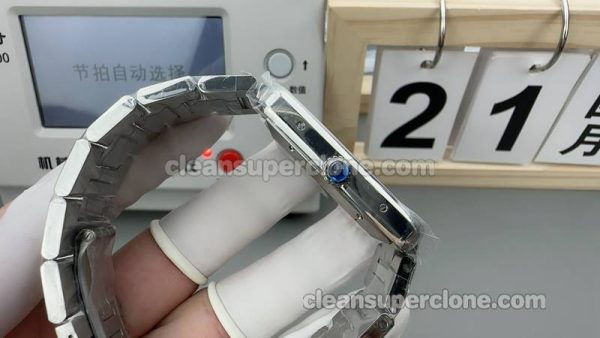 Tank watch details and pricing AF Factory Cartier W5200028 Silver-white dial mechanical men