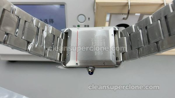 Tank watch details and pricing AF Factory Cartier W5200028 Silver-white dial mechanical men