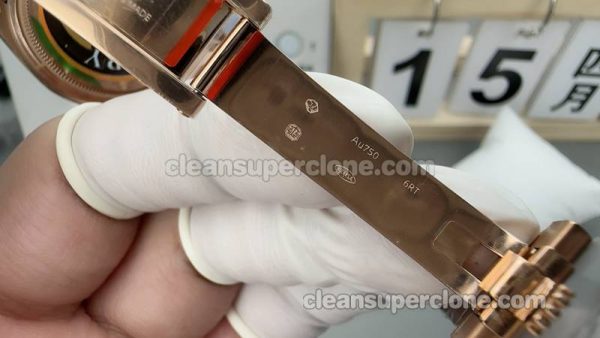 Day-Date watch details and pricing QF Factory Rolex 128235 Gradient brown dial 36mm mechanical women