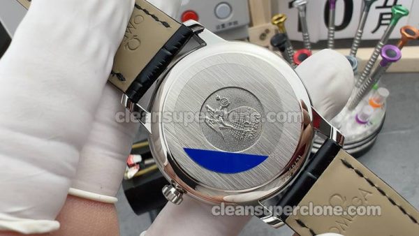 Dellive watch details and pricing MKS Factory Omega 424.13.40 blue mechanical men