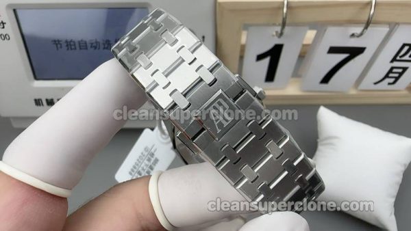 Royal Oak watch details and pricing BBS Factory Audemars Piguet 26574 Blue mechanical men