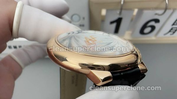 Ballon Bleu watch details and pricing AF Factory Cartier WGBB0035 Black leather strap mechanical men