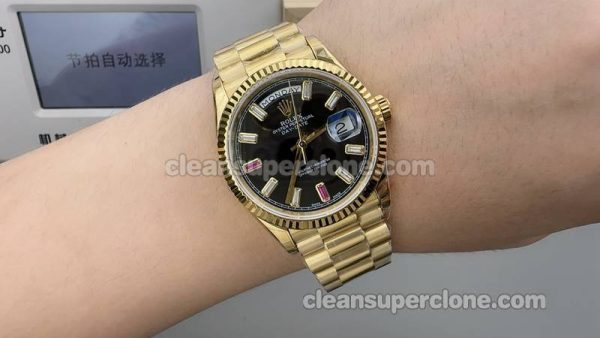 Day-Date watch details and pricing GS Factory Rolex 118208 black 36mm mechanical men