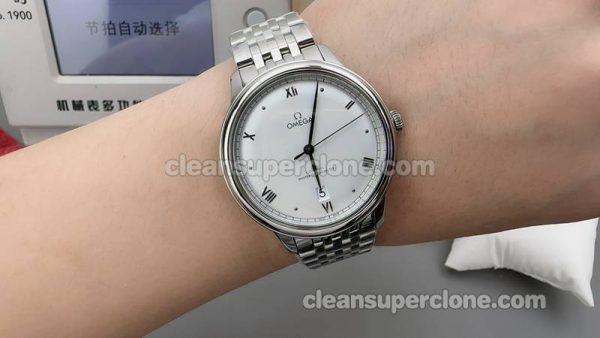 Dellive watch details and pricing KY Factory Omega 434.10.40 Sliver mechanical men