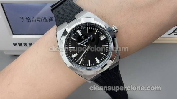 Overseas watch details and pricing 8F Factory Vacheron Constantin 4500V Black mechanical men