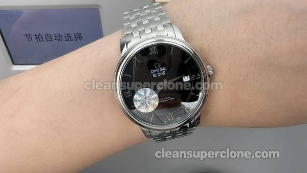 DeVille watch details and pricing A+ Factory Omega 424.10.37 Black mechanical men