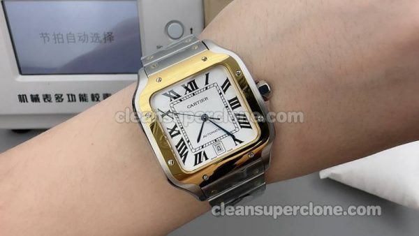 Santos watch details and pricing THB Factory Cartier W2SA0009 mechanical men