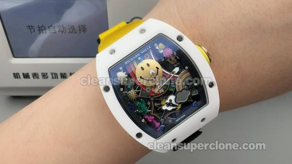 Richard Mille Super Clone Watch pictures and prices Smiley face dial RM88 mechanical men