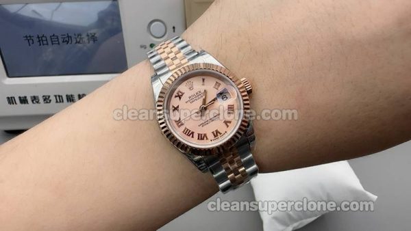 278271 1:1 Replica watch details and price A+ Factory Rolex Lady-Datejust Rose gold dial 28mm mechanical women