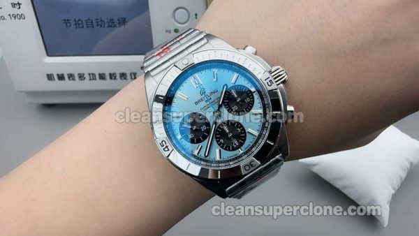 Breitling Super Clone Watch pictures and prices BLS Factory Chronomat PB01341 Blue mechanical men