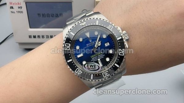 126660 1:1 Replica watch details and price EWE Factory Rolex Sea-Dweller Gradient blue dial mechanical men