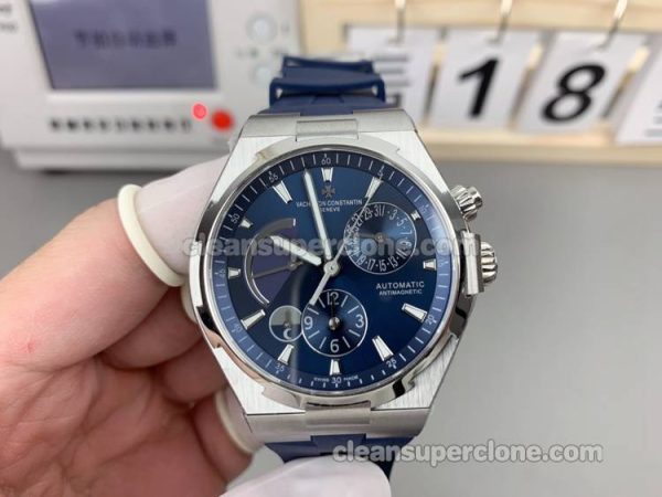 47450 1:1 Replica watch details and price TWA Factory Vacheron Constantin Overseas Blue mechanical men