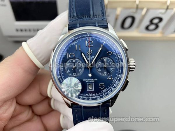 Premier watch details and pricing BLS Factory Breitling AB01451 Blue mechanical men