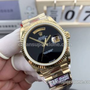 Day-Date watch details and pricing QF Factory Rolex Black mechanical men