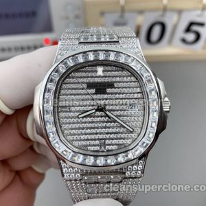 5719 1:1 Replica watch details and price DW Factory Patek Philippe Nautilus Diamond dial mechanical men