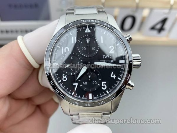 IW388304 1:1 Replica watch details and price BLS Factory IWC Pilots Black mechanical men