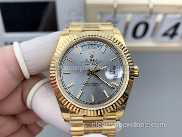 228238 1:1 Replica watch details and price TWS Factory Rolex Day-Date Sliver 41mm mechanical men