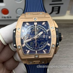 Hublot Super Clone Watch pictures and prices Big Bang 642.OX Blue Hollow dial mechanical men