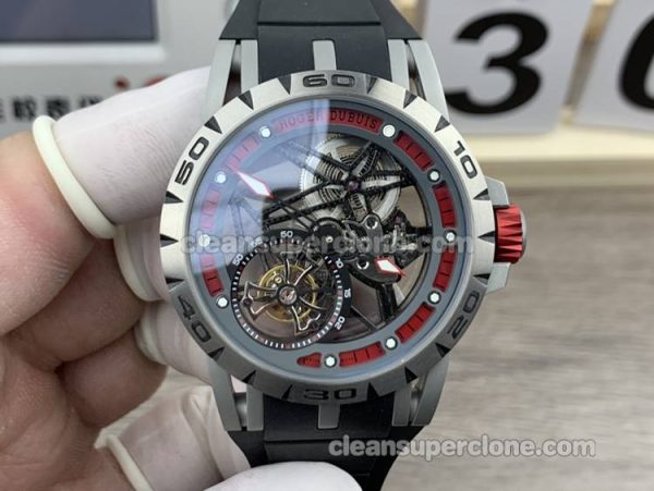 RDDBEX0479 1:1 Replica watch details and price YS Factory Roger Dubuis Excalibur Hollow Dial mechanical men
