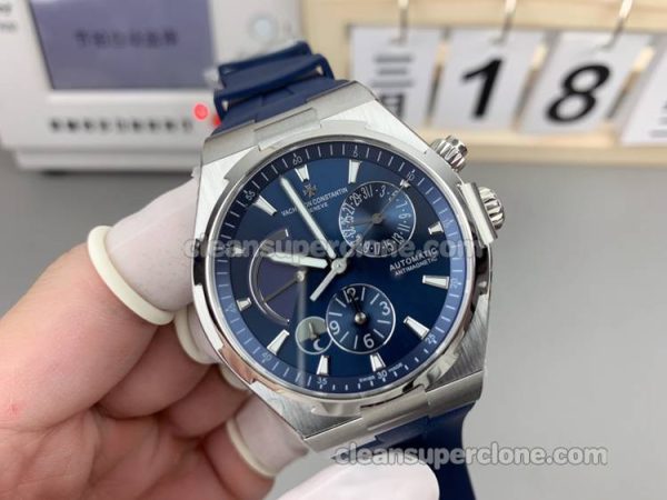47450 1:1 Replica watch details and price TWA Factory Vacheron Constantin Overseas Blue mechanical men