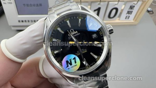 Omega Super Clone Watch pictures and prices N1 Factory Seamaster 150m Black 231.10.42 mechanical men