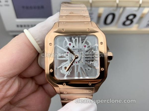 Santos watch details and pricing TW Factory Cartier hollow Dial mechanical men