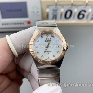 Constellation watch details and pricing TW Factory Omega 131.20.28 White Quartz women