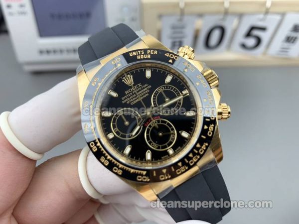 116518 1:1 Replica watch details and price Clean Factory Rolex Daytona Black 4130 mechanical men