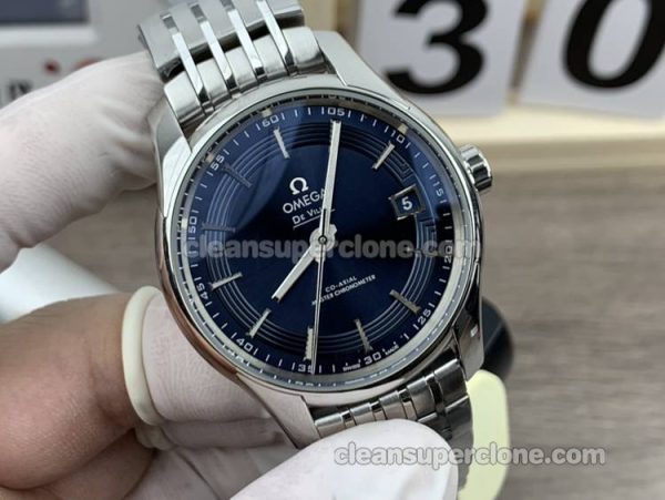 Dellive watch details and pricing VS Factory Omega 431.33.41 Blue mechanical men