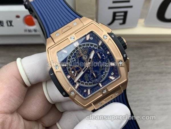 Hublot Super Clone Watch pictures and prices Big Bang 642.OX Blue Hollow dial mechanical men