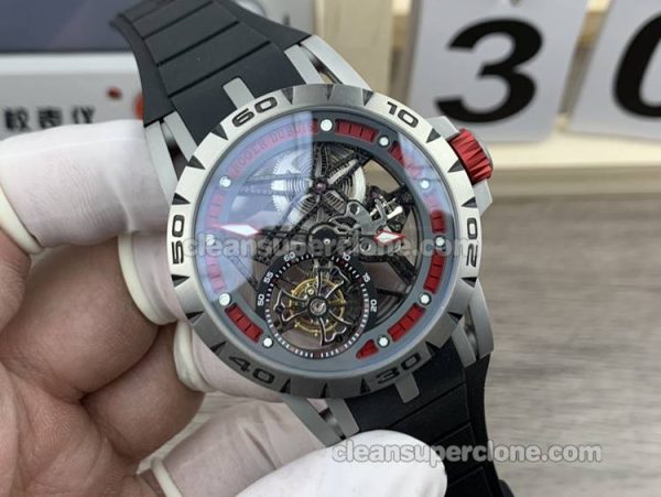 RDDBEX0479 1:1 Replica watch details and price YS Factory Roger Dubuis Excalibur Hollow Dial mechanical men