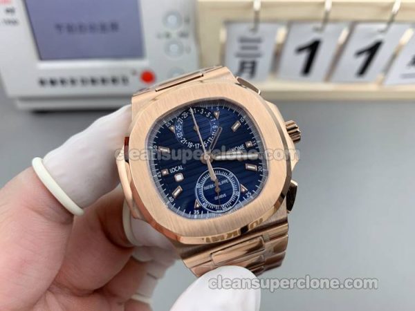 5990 1:1 Replica watch details and price 3K Factory Patek Philippe Nautilus Blue mechanical men