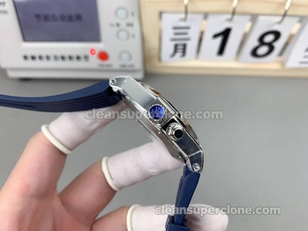 47450 1:1 Replica watch details and price TWA Factory Vacheron Constantin Overseas Blue mechanical men