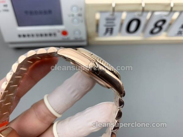 128235 1:1 Replica watch details and price 8+ Factory Rolex Day-Date orange 36mm mechanical women