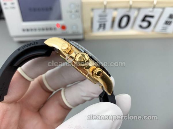 116518 1:1 Replica watch details and price Clean Factory Rolex Daytona Black 4130 mechanical men