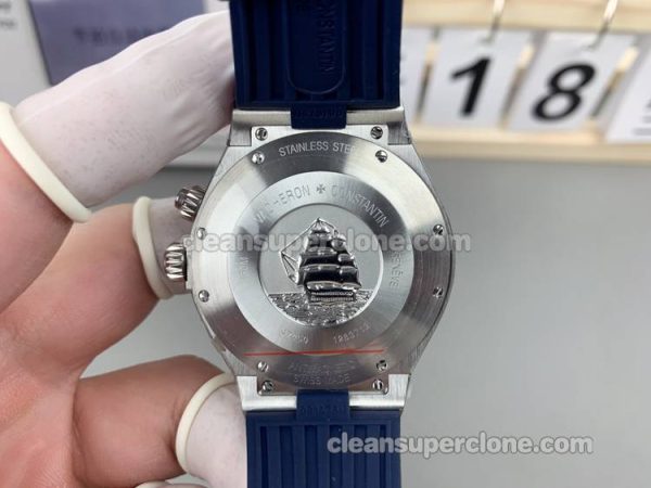 47450 1:1 Replica watch details and price TWA Factory Vacheron Constantin Overseas Blue mechanical men