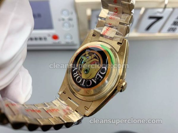 Day-Date watch details and pricing QF Factory Rolex Black mechanical men