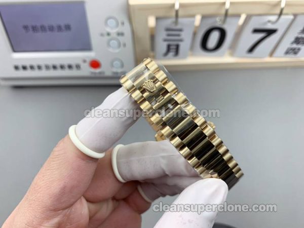 Day-Date watch details and pricing QF Factory Rolex Black mechanical men