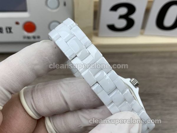 Chanel Super Clone Watch pictures and prices HT Factory J12 H0968 White 33mm Quartz women