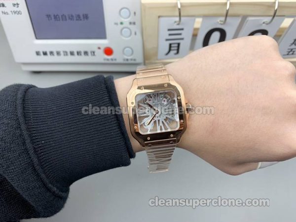 Santos watch details and pricing TW Factory Cartier hollow Dial mechanical men