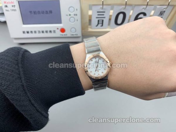 Constellation watch details and pricing TW Factory Omega 131.20.28 White Quartz women