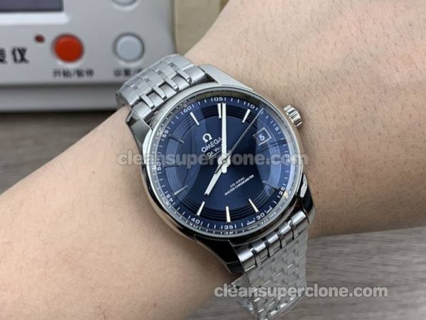 Dellive watch details and pricing VS Factory Omega 431.33.41 Blue mechanical men