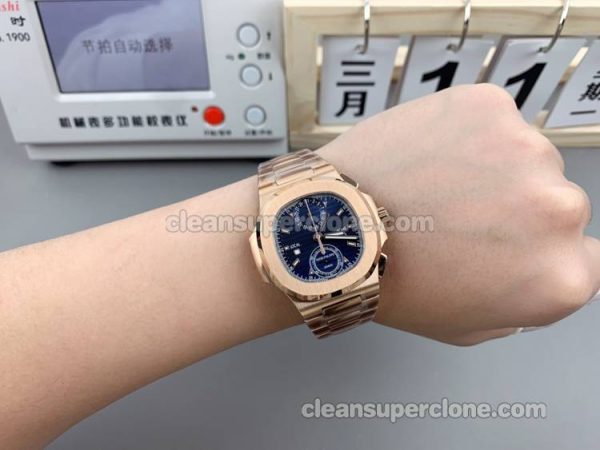 5990 1:1 Replica watch details and price 3K Factory Patek Philippe Nautilus Blue mechanical men