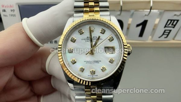 126233 1:1 Replica watch details and price A+ Factory Rolex Datejust White dial 36mm mechanical men