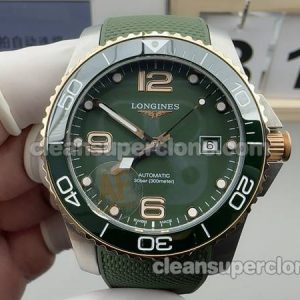 Hydroconquest watch details and pricing AF Factory Longines L3.781 Green 41mm mechanical men