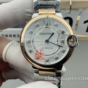 Ballon Bleu watch details and pricing AF Factory Cartier W3BB0007 White 36mm mechanical women